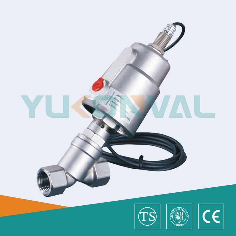 全不銹鋼氣動角座閥-帶磁性開關